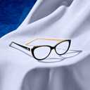 Foster Grant Women's Sofia Cat-Eye Reading Glasses (Black)