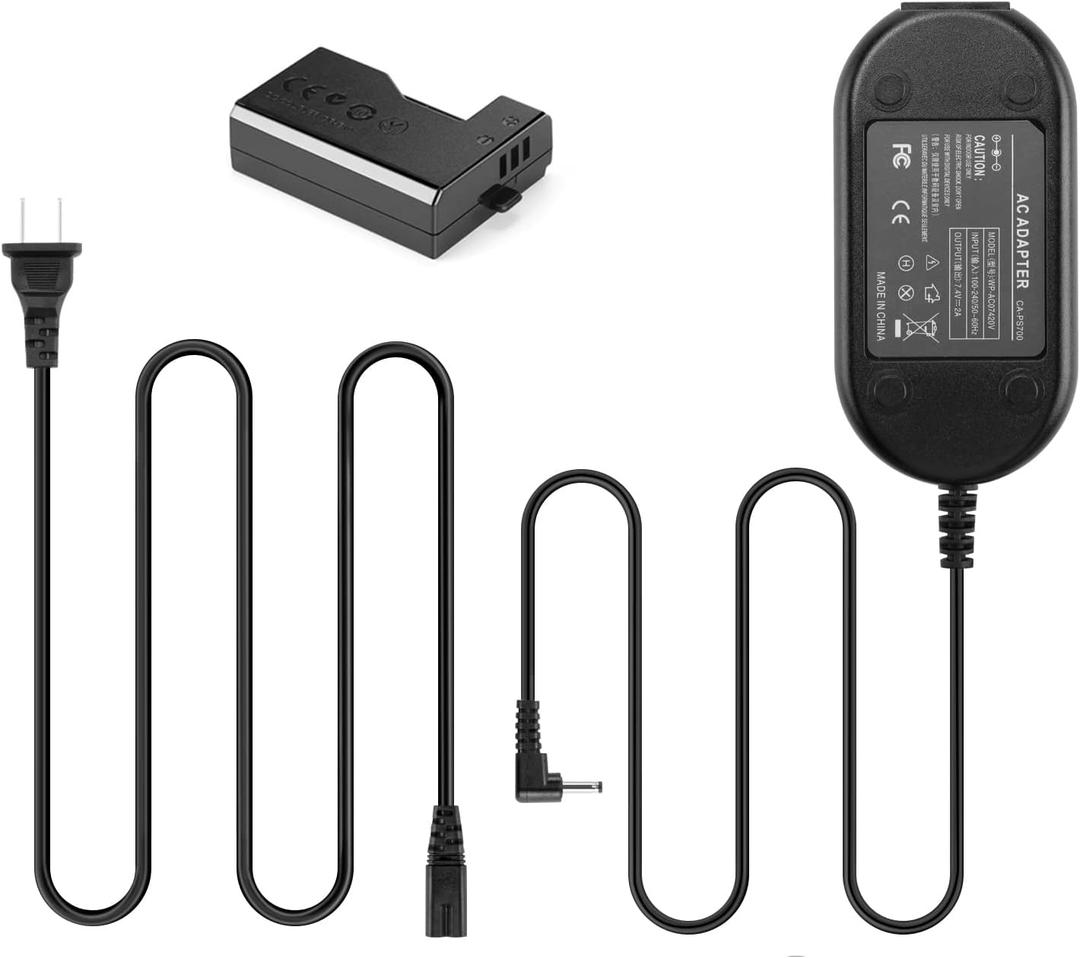 Raeisusp ACK-E10 AC Power Adapter Dummy Battery DR-E10 DC Coupler Kit Replacement LP-E10 for Canon EOS Rebel T3, T5,T6, Kiss X50, Kiss X70, Kiss X80,Kiss X90 EOS 1100D, EOS 1200D, EOS 1300D