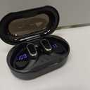 Wireless Earbuds, 2025 Bluetooth 5.4 Headphones Sport, Bluetooth Earbuds with ENC Noise Canceling Mic, 50H Stereo Wireless Headphones IP7 Waterproof with Earhooks, Dual LED Display for Workout/Running