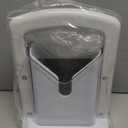 Bagel Slicer, Perfect for Bagels, Safe Grip, Safety Shield, Bagel Cutter Stainless Steel, Universal Slicer (White)