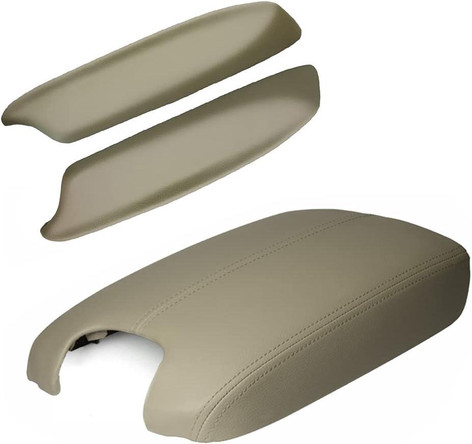 A ABIGAIL Compatible with 2008 2009 2010 2011 2012 Accord Sedan Center Console Armrest Cover & Front Door Panels Armrest (Beige)