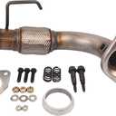 Stainless Steel Front Exhaust Pipe Replacement for Honda Accord 2.4L 2003 2004 2005 2006 2007 18210-SDC-L01 Mixizap