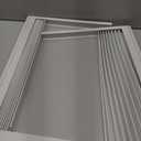LBG Products Window Air Conditioner Side Panel and Frame Set,AC Accordion Filler Kit,Fits Most 10000BTU Window Air Conditioners