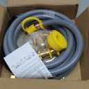 5369 Propane to Natural Gas Conversion Kit, 12FT 3/8" ID Natural Gas Hose with Quick Connect for Weber, Char-broil, Pizza Oven, Patio Heater and More NG Appliance