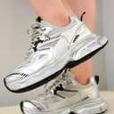 Cape Robbin Liane A Women's Chunky Sneakers, Stylish Chunky Platform Lace Up Shoes, Trendy Chunky Sneakers for Women, Perfect for Fashion Forward Ladies (6)