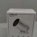 [Built-in Apps & 2026 Upgraded] Mini Projector Support 4K 1080P Auto Keystone 180 Rotatable with WiFi 6 and Bluetooth 5.4, Projector Portable Compatibile with HDMI/TV Stick/Memory Stick/Laptop-White