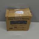 MOACOCK 200 Count Plastic Silverware, Heavy Weight Plastic Forks Spoons Disposable Utensils Cutlery Set for Wedding Party Supplies Everyday Use (Clear)