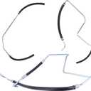 Power Steering Pressure Return Line Hose Assembly Fit for Chevy Trailblazer EXT Envoy XL 9-7x 2002-2009 for Ascender 2003-2008 Rainier CXL 2004-2007 for GMC Power Steering Hose Kit Replaces 15194364