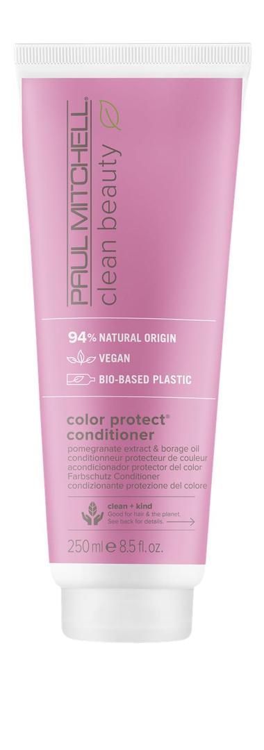 Paul Mitchell Clean Beauty Color Protect Conditioner, Replenishes, Extends Color Vibrancy, For Color-Treated Hair