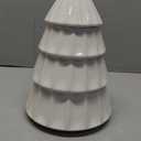 Roowest Ceramic Christmas Cookie Jar 10 x 7 Inch Neutral Christmas Tree Ceramic Cookie Jar Xmas Holiday Farmhouse Decor with Lid Bowl Food Storage Container for Xmas Festival Holiday Party Gift