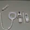 Grow Lights for Indoor Plants Full Spectrum, Clip On Plant Light for Small Plants, Plant Lamp with Adjustable Gooseneck, 4/8/12H Timer, 3 Color Adjustable & 10 Dimmable Brightness, Remote Control