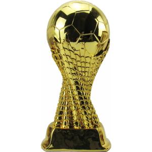 Resin Football Trophy Models, Fan Collectibles, Champions, Gold Medals MVP Most Valuable Player Trophy, Gift Award, Birthday Gift, Christmas Gift (8 inch)