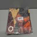 2 x MEHOFOND Fall Thanksgiving Door Cover, Double Sided for Outside Dog Pumpkin Maple Leaves Give Thanks Turkey Seasonal Autumn Yard Decoration 3.6x5.9ft