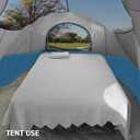 KAMPKEEPER Camping Cot,Camping Cots for Adults,Folding Camping Cot with Inflatable Air Mattress and Carry Bag,for Outdoor Travel Camp Beach Vacation (not Included The Airpump), Queen