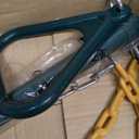 Jungle Gym Kingdom Swing Sets for Backyard, Monkey Bars & Swingset Accessories - Set Includes 18" Trapeze Swing Bar & 48" Heavy Duty Chain with Locking Carabiners - Outdoor Play Equipment (Green)