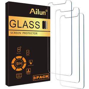 Ailun Screen Protector for iPhone 12 pro Max 2020 6.7 Inch 3 Pack Case Friendly Tempered Glass