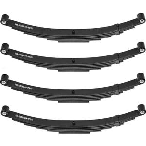 Aeagle Trailer Spring 6 Leaf Double Eye for 7000 lbs Trailer Axle Springs, 25-1/4 Length, 3500 lbs Weight Capacity Per Spring, Replacement SW6 4PCS