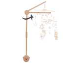 Baby Crib Mobile Arm,HBM 28-33inch Wooden Mobile Arm for Crib Mobile Hanger for Crib Baby Girl Nursery Decor