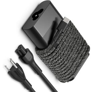 65W USB C Type-C AC Charger Compatible with HP EliteBook x360/ProBook G3 G4 G5 G6 G7 G8 G9 Chromebook X360/Spectre X360 Laptop Power Supply Adapter Cord