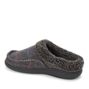 Dearfoams Men's MFS Clog W/Whipstitch & Mf Slipper Grey Plaid S 7-8