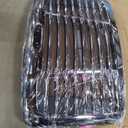 Front Grill Grille with Bug Screen Compatible with 2008-2017 Freightliner Cascadia, Front Bumper Radiator Grille Screen Painted Chrome