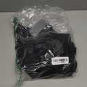 PRETTYGARDEN Women's Summer Elastic High Waisted Work Pants Straight Leg Dressy Business Casual Trousers Slacks Pockets (Black)