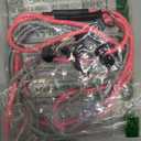 Reflective Slip Lead Leashes Puppy Training Lead – 4.3mm Paracord Rope with 12-Core Strength, 1000lb Pull Force Set of 2 for Small & Medium Dogs (Pink & Light Gray, 4 FT)