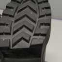 FOREADA Goth Boots Chunky Heel Boot For Women Ankle Combat Booties Black Platform Bootie Buckle Rivets Punk Goth Shoes With Zipper (10.5)