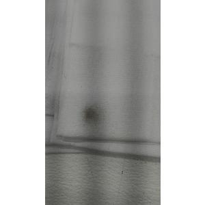 White Curtains for Living Room Thermal Insulated, 50% Light Blocking Curtains for Bedroom, Dining Room Window, W 42x L 31 Inch, Set of 2 Rod Pocket Curtain Panels