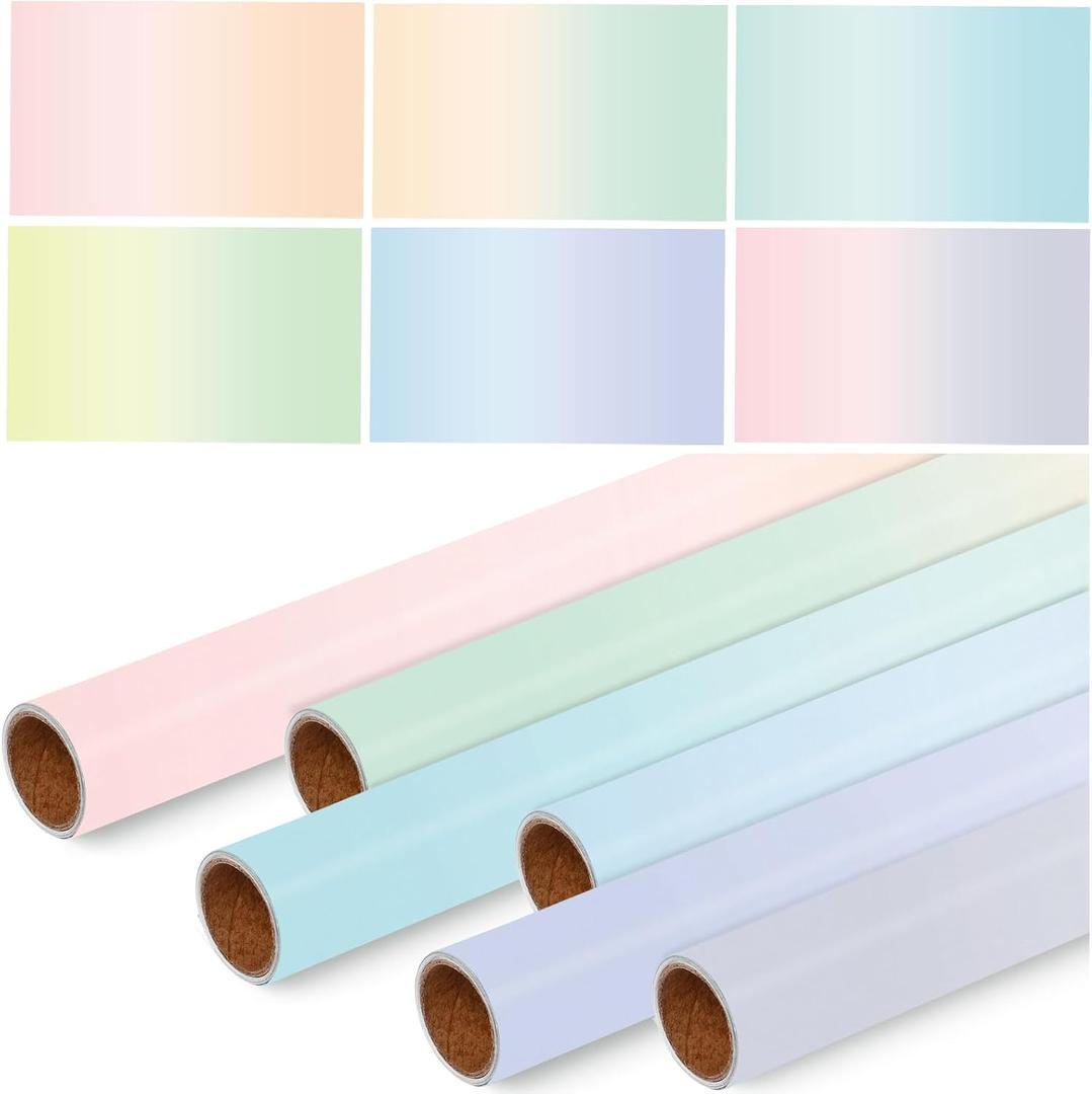 Skyygemm 6 Rolls Bulletin Board Paper Rolls,4 x 12 ft,Fantasy Color
Fade Resistant, Colored Paper Roll Bulk, No Fade, for Teacher Classroom School Art Decor, Drawing Craft Painting Paper