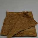 DEZENE Pack of 2 Golden Brown Decorative Throw Pillow Covers 18x18 Cozy Soft Chenille Accent Vintage Square Couch Pillow Covers for Home Decor Bed Sofa Living Room