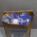 TrelaCo 50 Pieces Specimen Cup with Lid and Label 4oz Disposable Specimen Container Individually Wrapped Screw Cap Leak Resistant Pee Cup for Urine Stool Semen Collection for Sample Testing