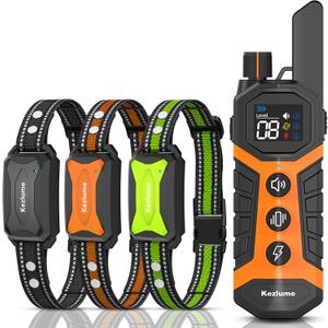 Dog Shock Collar - 4000FT Dog Training Collar with Remote Innovative IP67 Waterproof with 3 Training Modes, Rechargeable E-Collar for Dogs Large Medium Small All Breeds 5-120lbs