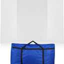 Paterr Trifold Poster Board with Storage Bag, Hook and Loop Fabric, Foldable 3 Panel Presentation Board for Science Fair and Exhibitions(White,72 x 36 Inch)