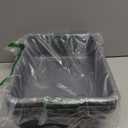4-Pack Bus Tubs, Commercial Tote Box, Plastic Bus Box (13 L Capacity), Grey