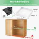 Pull Out Cabinet Organizer with Nano Adhesive, Heavy Duty Full-Extension Slide-Out Drawer for Kitchen Cabinet Organizers and Storage, No Drill Roll out Pantry Shelf, 15.8"W x 16.9"D x 3.1"H , White