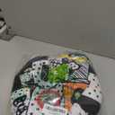 teytoy Tummy Time Pillow with Crinkle Mat & Teethers, Black and White High Contrast Baby Toys with Mirror, Montessori Sensory Crawling Toy for Infant Newborn Toddler Tummy Time Toys 0-6 Months Babies