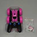 QUNREDA RC Cars, Rose Remote Control Car for Girls, 2.4 GHZ Double Sided RC Stunt Car 360 Rotating Remote Control Crawler with Headlights Car Toys for 6 7 8 9 10 11 12 Girls Birthday Gift