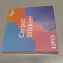 2 x [12 Pack] Rug Pad Gripper, Double Sided Non-Slip Rug Pads Rug Tape Stickers Washable Area Rug Pad Carpet Tape Corner Side Gripper for Hardwood Floors and Tile