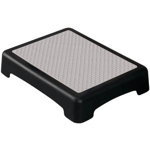 Non-Slip Indoor/Outdoor 4 Inch Height Mobility Platform Step, Grooved Surface for Added Traction, Drainage Holes Supports Up to 400 Pounds, Measures 19 1/4" L x 15 1/2" W x 4" H