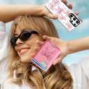 Toycamp for Samsung Galaxy S24 Ultra Case - Compatible with Magsafe Credit Card Holder Wallet Magnetic Cute Women Teen Girls Kawaii Girly Unique Bow Design Phone Cover ffor Galaxy S24 Ultra