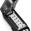 DEPAD Pill Cutter Splitter for Cutting Multiple Pills, Adjustable Pill Cutter Splitter for Small and Tiny Pills with Accurate Alignment, for Small or Large Tablets with Sharp Safe Blade (Black)