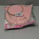 MRPAPA Pink Cardboard Cupcake Stand,2PCS Cup Cake Holder Thick Paper Dessert Tray, 3Tier Round Serving Tray Perfect for Baby Girls Pink and Gold Birthday Baby Shower Party Supplies