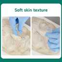 Transparent Injection Face Model with Blood Vessels, Anatomical Injection Mannequin Face, Facial Injection Training Model for Estheticians, Medical Students, Detachble Face Skin