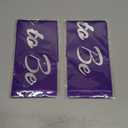 Bride to Be Sash, Funny Bachelor Sashes for Future Bride Engagement Gift Idea Wedding Party Decorations Bachelorette Party Supplies, Purple + Silver(Bride to Be) 2 PACK