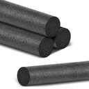 Pangda 4 Pcs 3 x 39.3 Inches Foam Backer Rod Grey Closed Cell Backer Rod Caulking Foam Tube Concrete Expansion Joint Driveway Crack Filler Rope for Joints Crack Filling Industrial Sealants