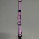 Reflective Dog Collar Padded with Soft Neoprene Breathable Quick Release Basic Dog Collars for Medium Large Dogs Lavender
