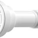 Tension Curtain Rod 31 to 75 Inch Spring Tension Rod for Windows Adjustable Curtain Rod No Drilling Expandable Pressure Curtain Rod Tension Rods for Window, Bathroom, Kitchen, Doorway (White)