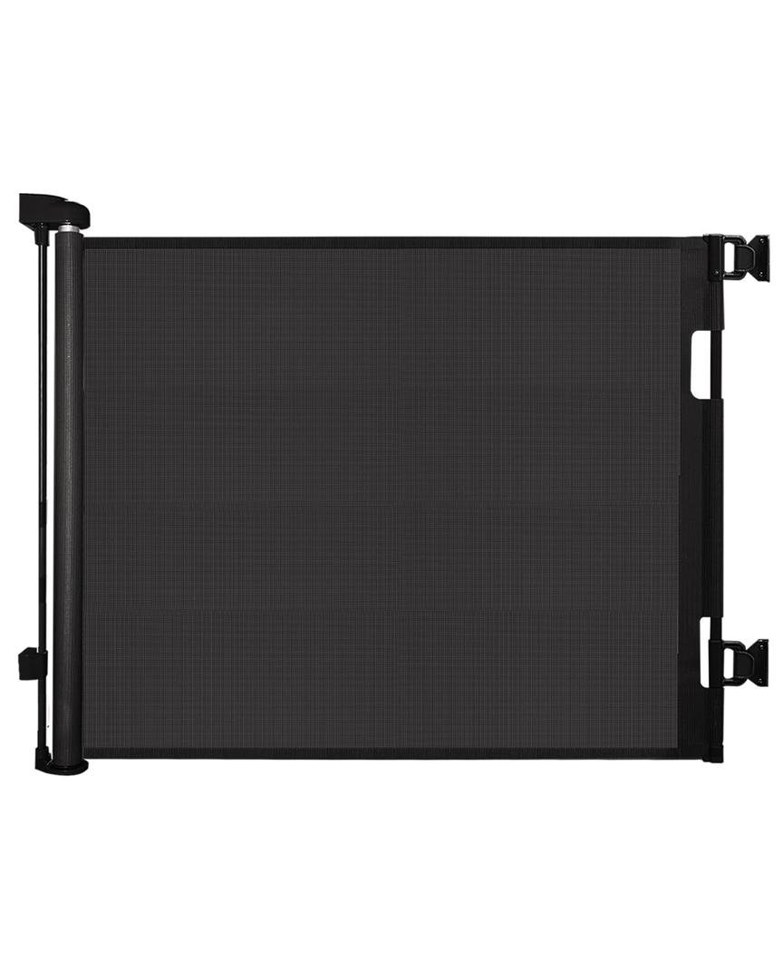 Retractable Baby Gate for Stairs  33 Height, Expands up to 55 Width  Safety Gate for Infants, Toddlers, Dogs & Pets  Easy Install, Secure Closure, Black Mesh Design for Indoor & Outdoor Use