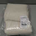 NICETOWN Natural Linen Curtains 84 inch Long 2 Panels Set, Grommet Top Thick Linen Burlap Semi Sheer Vertical Drapes Privacy Assured with Light Filtering for Bedroom/Living Room, W55 x L84